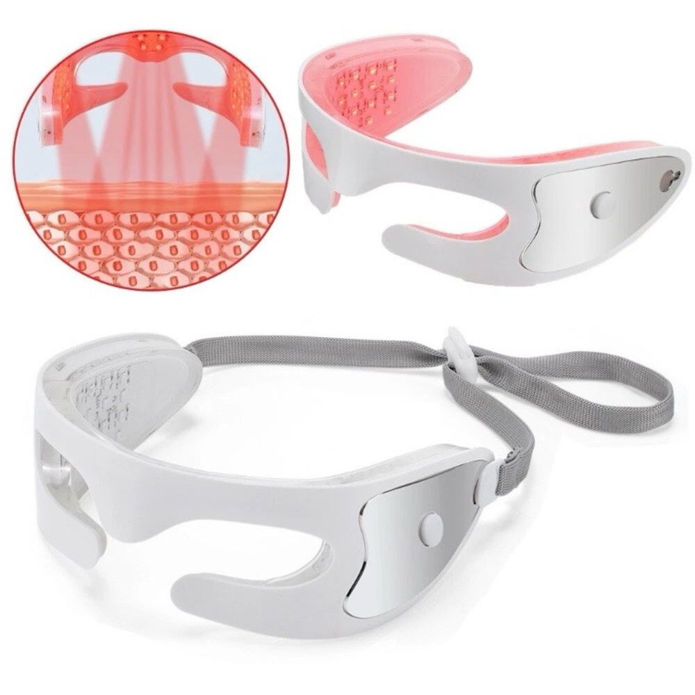 LED Light Therapy Face Mask - Heat Vibration Massage Line & Wrinkle Reducer*SALE